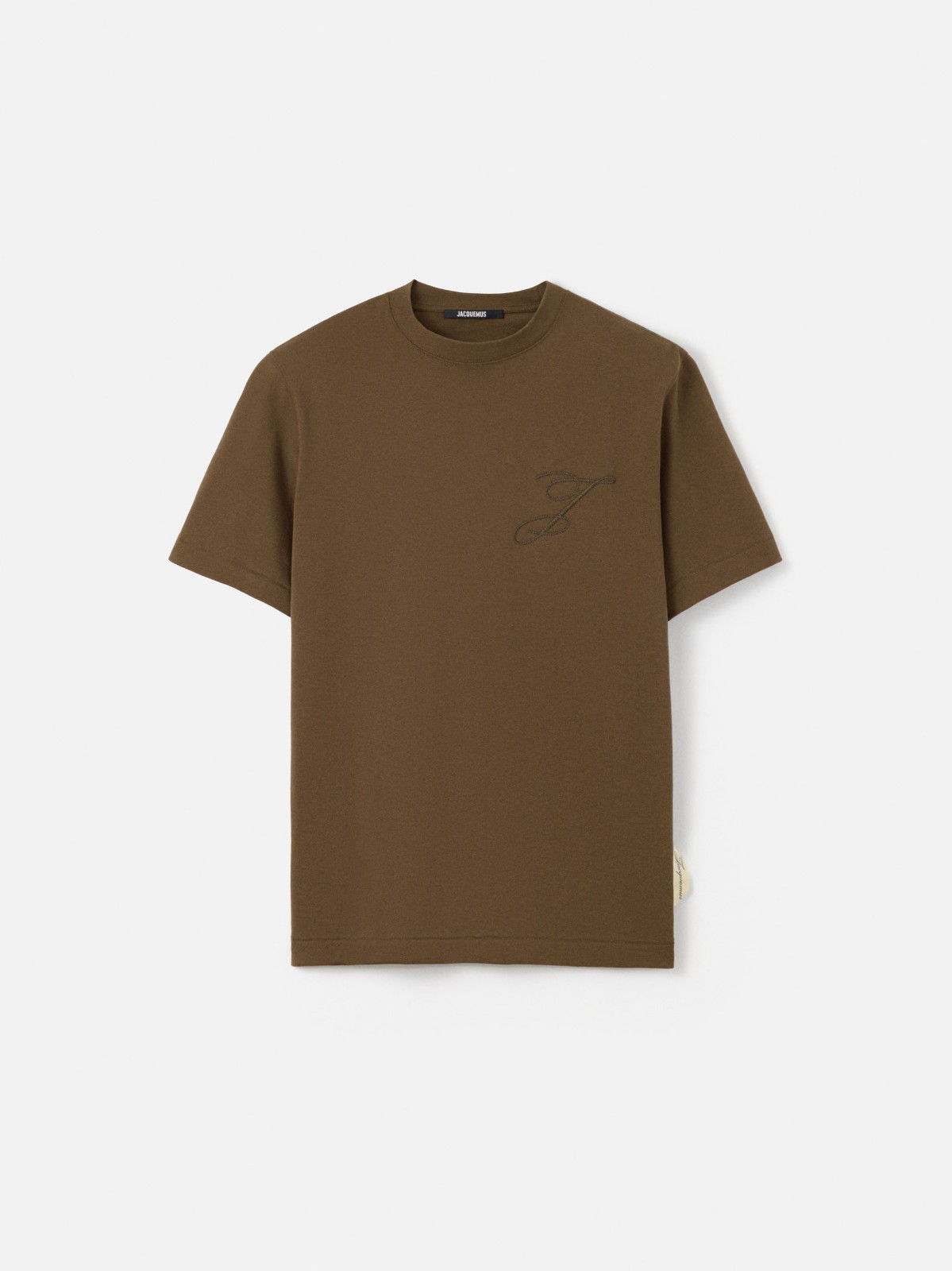 Unisex Jacquemus Khaki The Logo T-Shirt XS – XXL TSU00319AJ000226