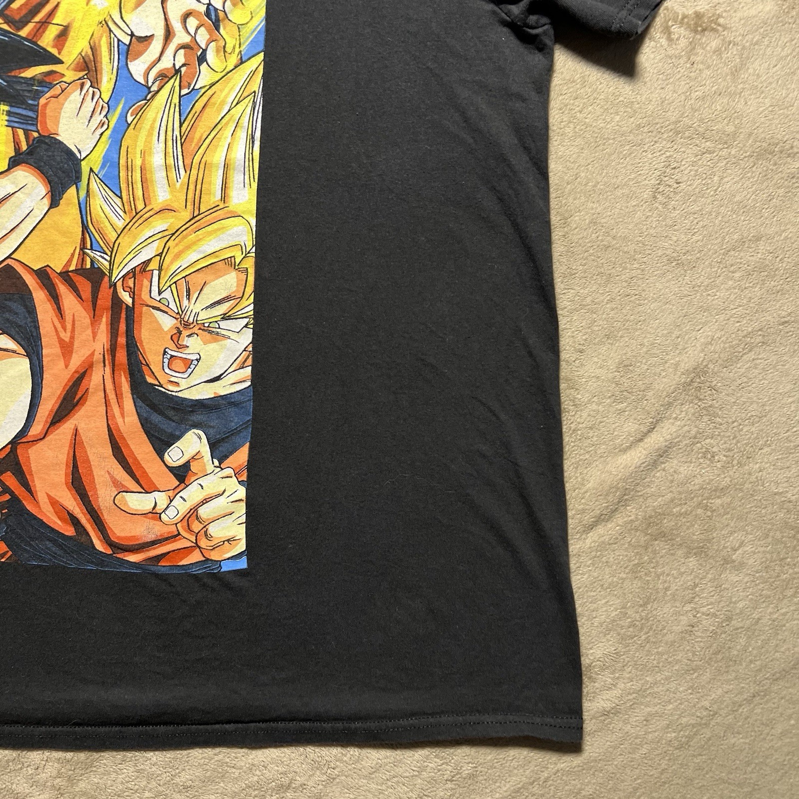 Dragon Ball Z Goku Super Saiyan 3 T Shirt Mens XL Black DBZ SS3 Anime Graphic gallery