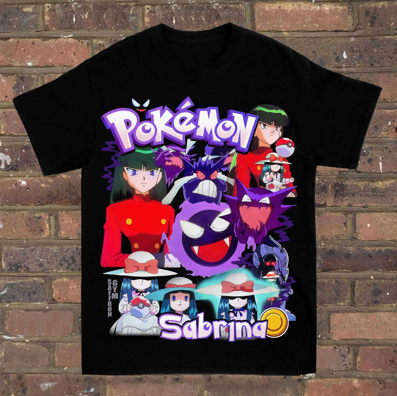 Po.ke.m.on Sabrina T-shirt Cotton For men Women All Size S-4XL YI143