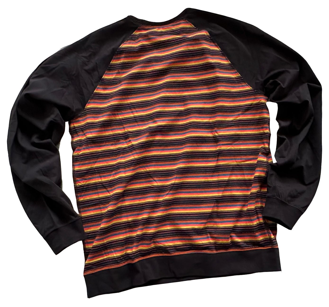 PAUL SMITH LONG SLEEVES STRIPED COTTON MULTICOLOURED T-SHIRT TOP RARE BNWT SZ-XL gallery