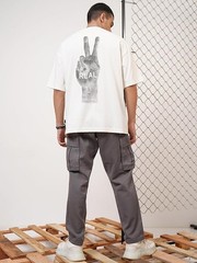 Men’s Oversized Fit Tshirts | Printed | Half Sleeves | Round Neck Casual Tshirts