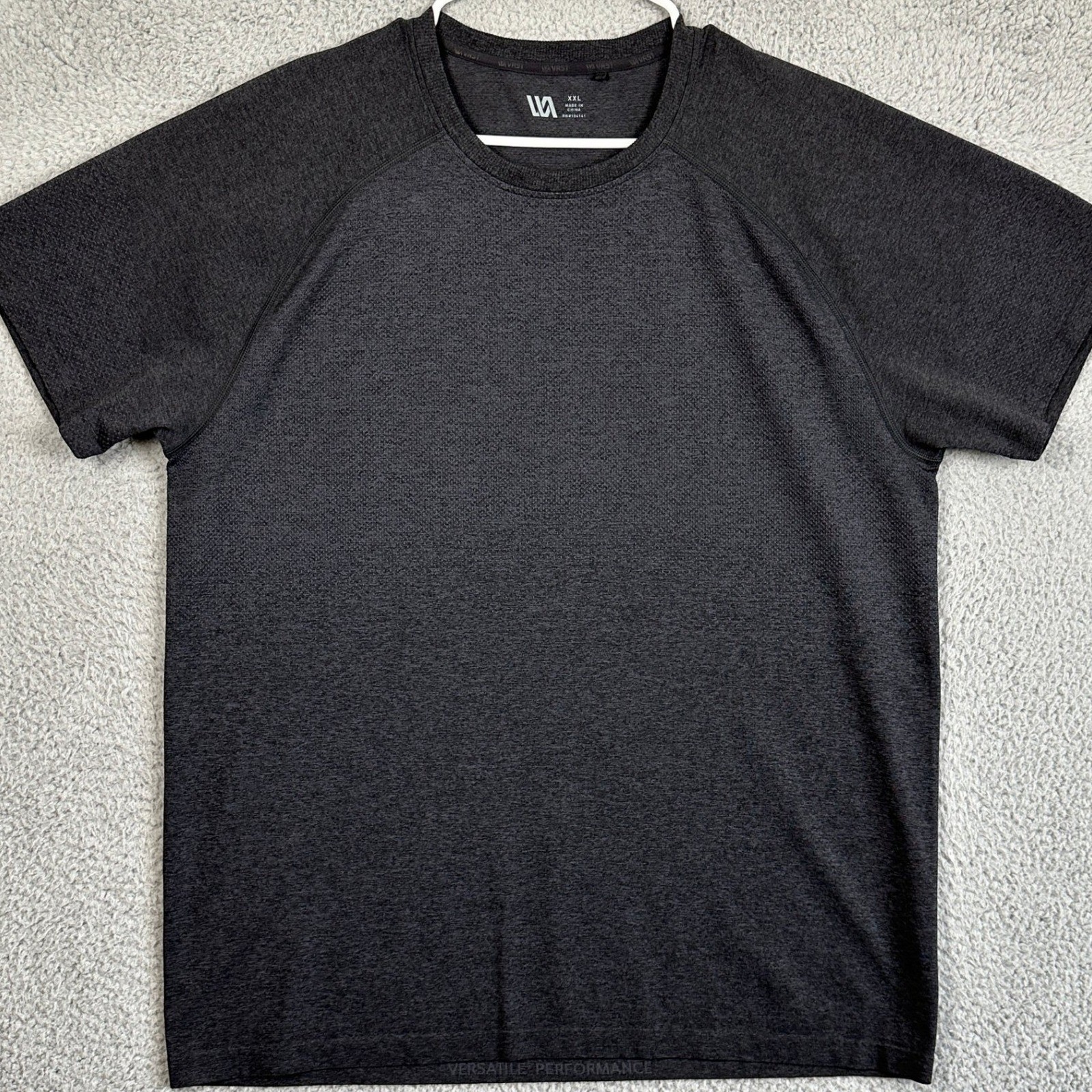 VRST T-Shirt Short Sleeve Tee Mens 2XL Black Gray Athletic Performance Crewneck gallery