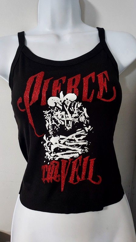 Pierce the Veil Skeletons misadventures Crop top pierce the veil Tank Top Xs_3xl
