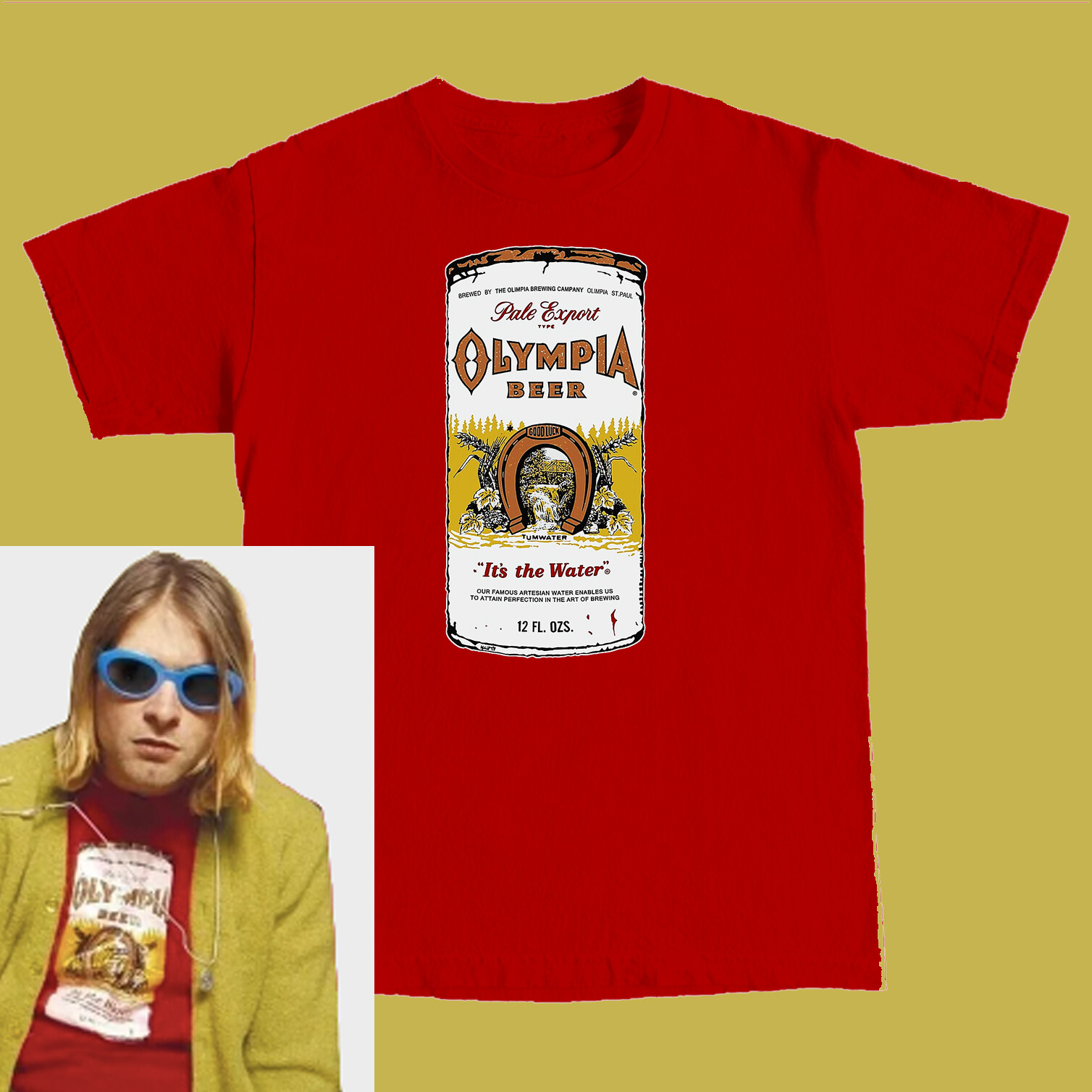 Olympia Beer T-Shirt (worn by Kurt Cobain) gallery