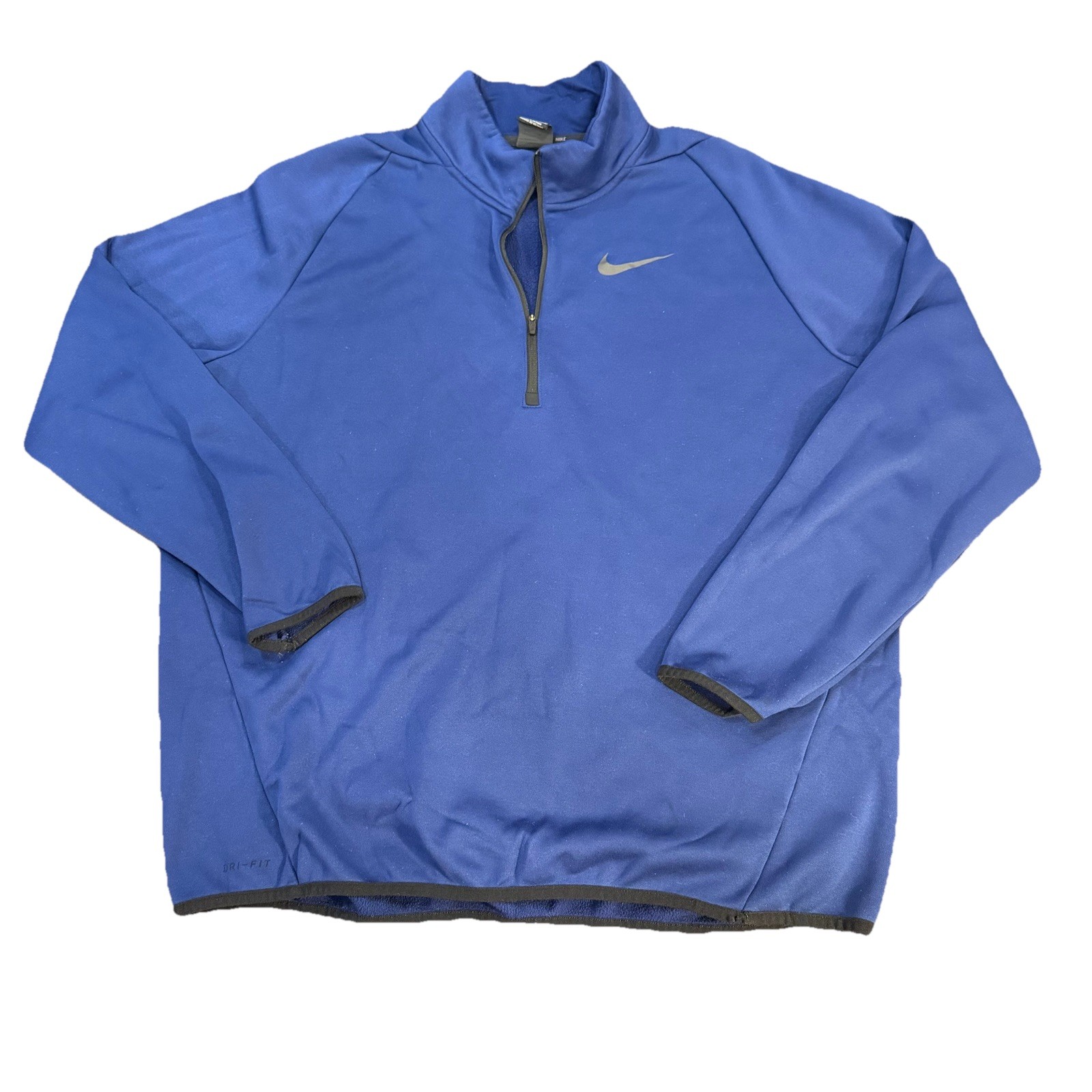 Nike Core Element DriFit Half Zip Gym Top Men’s Xl Blue Pullover