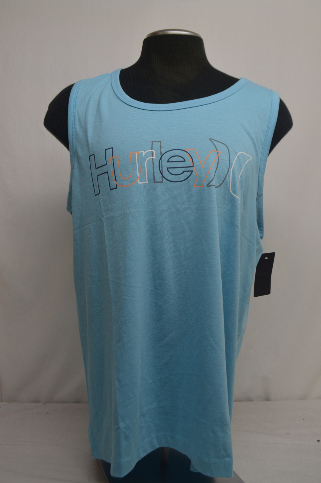 NEW Hurley Men's Blue Graphic Tank Top Size MED gallery