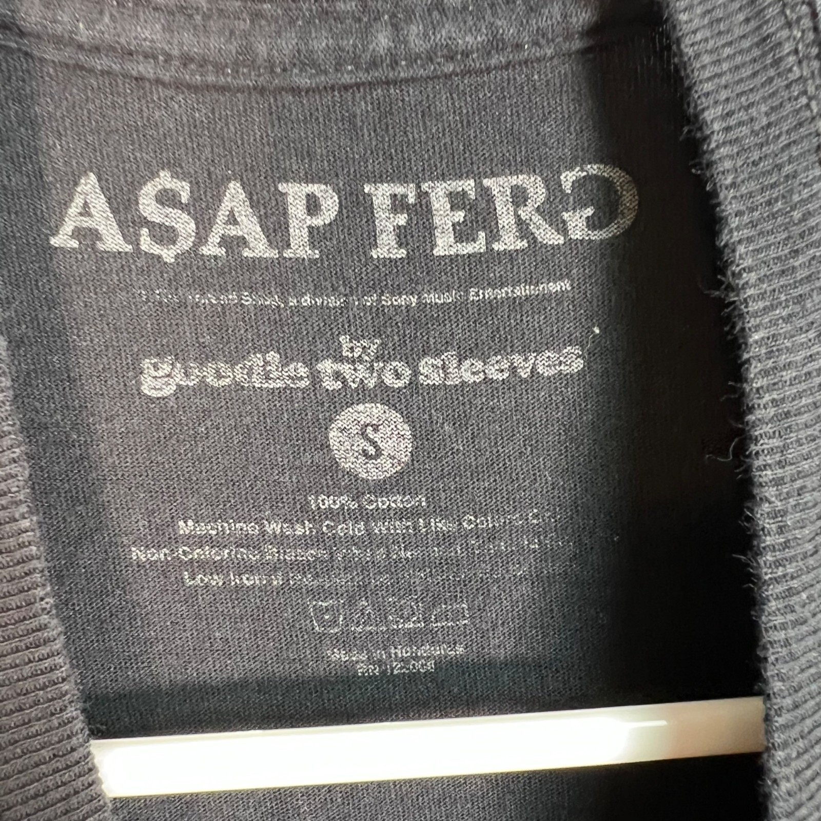 A$AP Ferg Graphic Tee By Goodie Two Sleeves Small Black Rap Tee Mens gallery