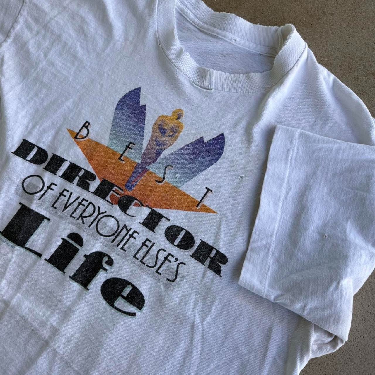 VINTAGE 90s BEST DIRECTOR OF EVERYONE ELSE’S LIFE DISTRESSED SINGLE STITCH TEE gallery