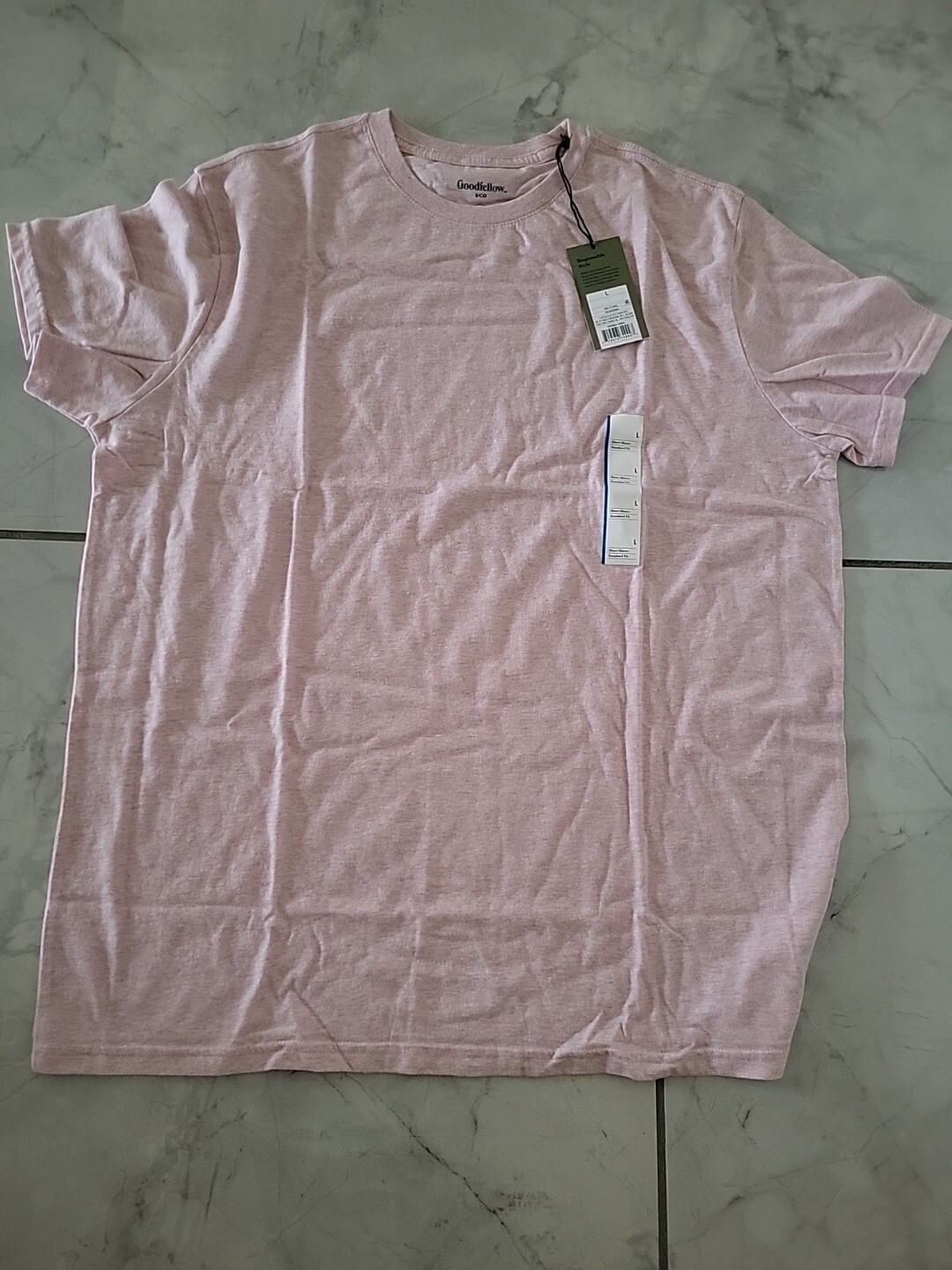 Goodfellow & Co Mens Short Sleeve Novelty T-Shirt Pullover - Pink Size Large gallery