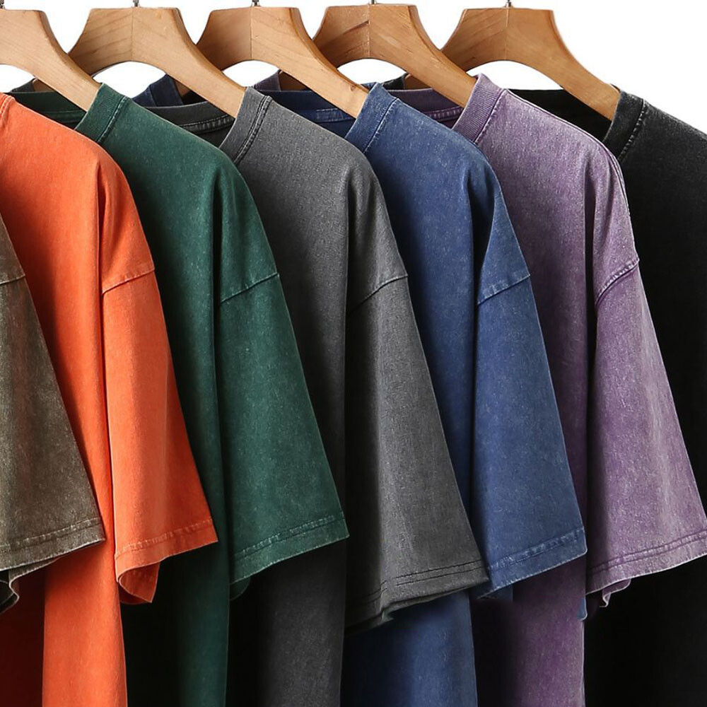 Men's Tee Oversize T Shirt Summer Top Pullover Blouse Fashion Casual Vintage gallery