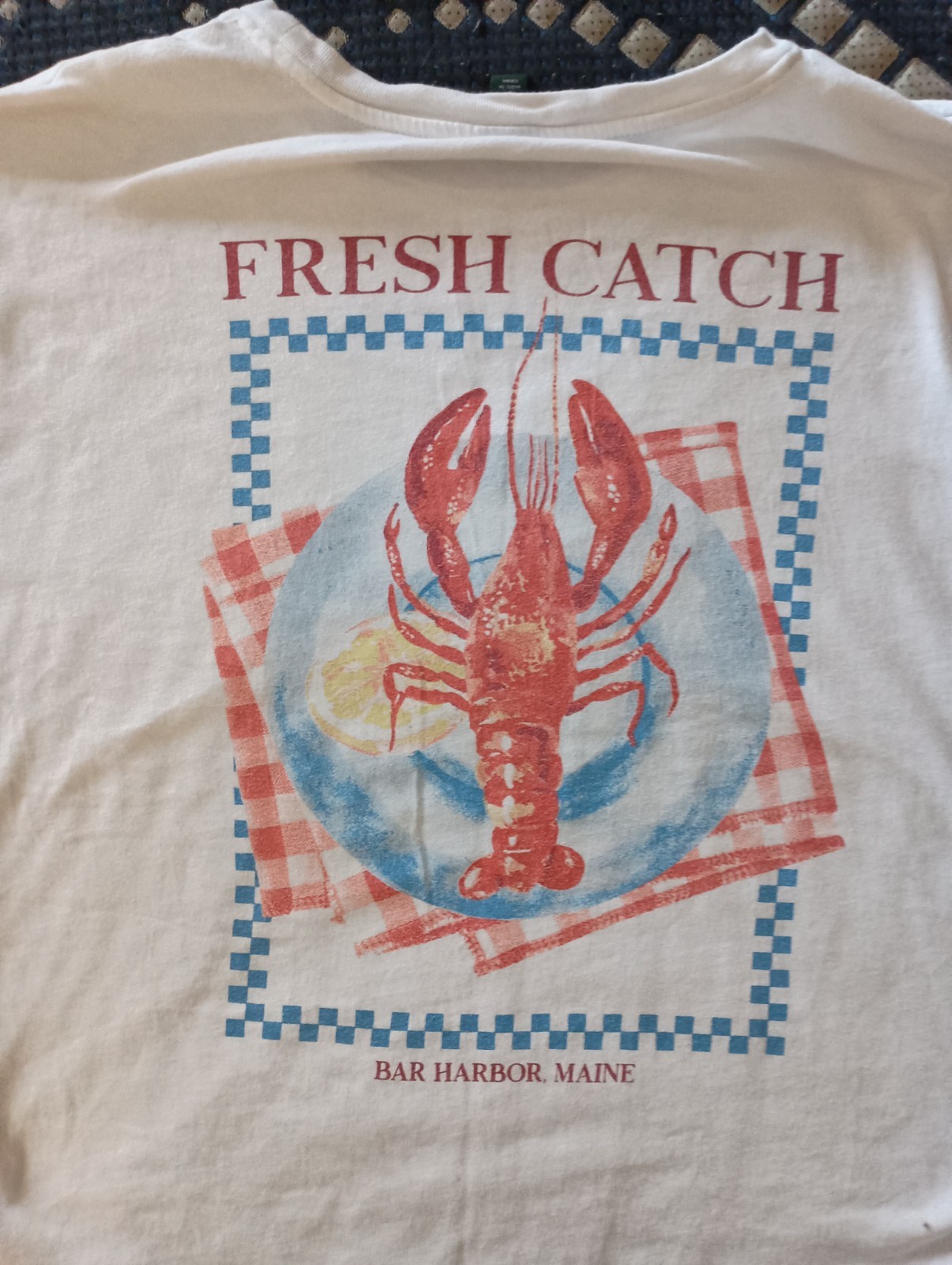 Wild Fable Target Vtg Inspired Lobster Shack 1996 GraphicTee Oversized Sm Medium gallery