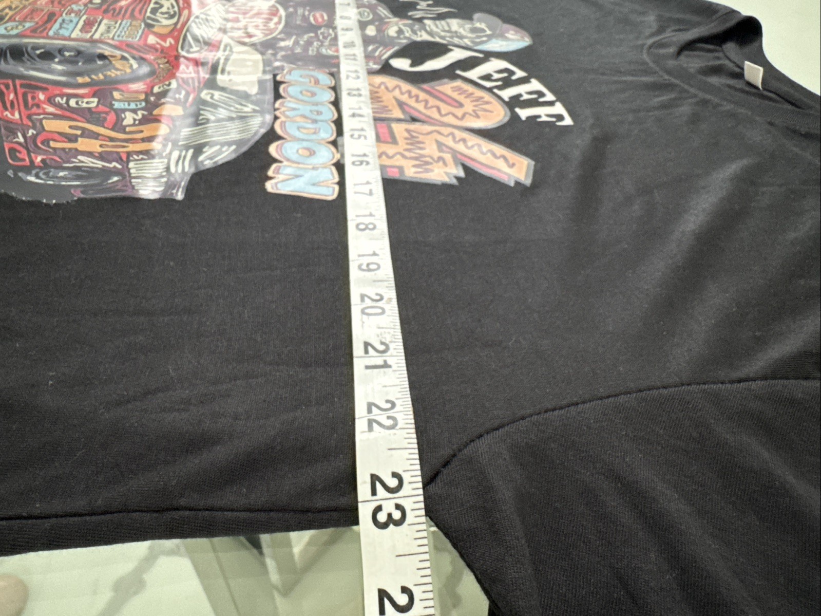 Jeff Gordon Racing Style T Shirt Mens 2XL Black Graphic Tee Motorsport gallery
