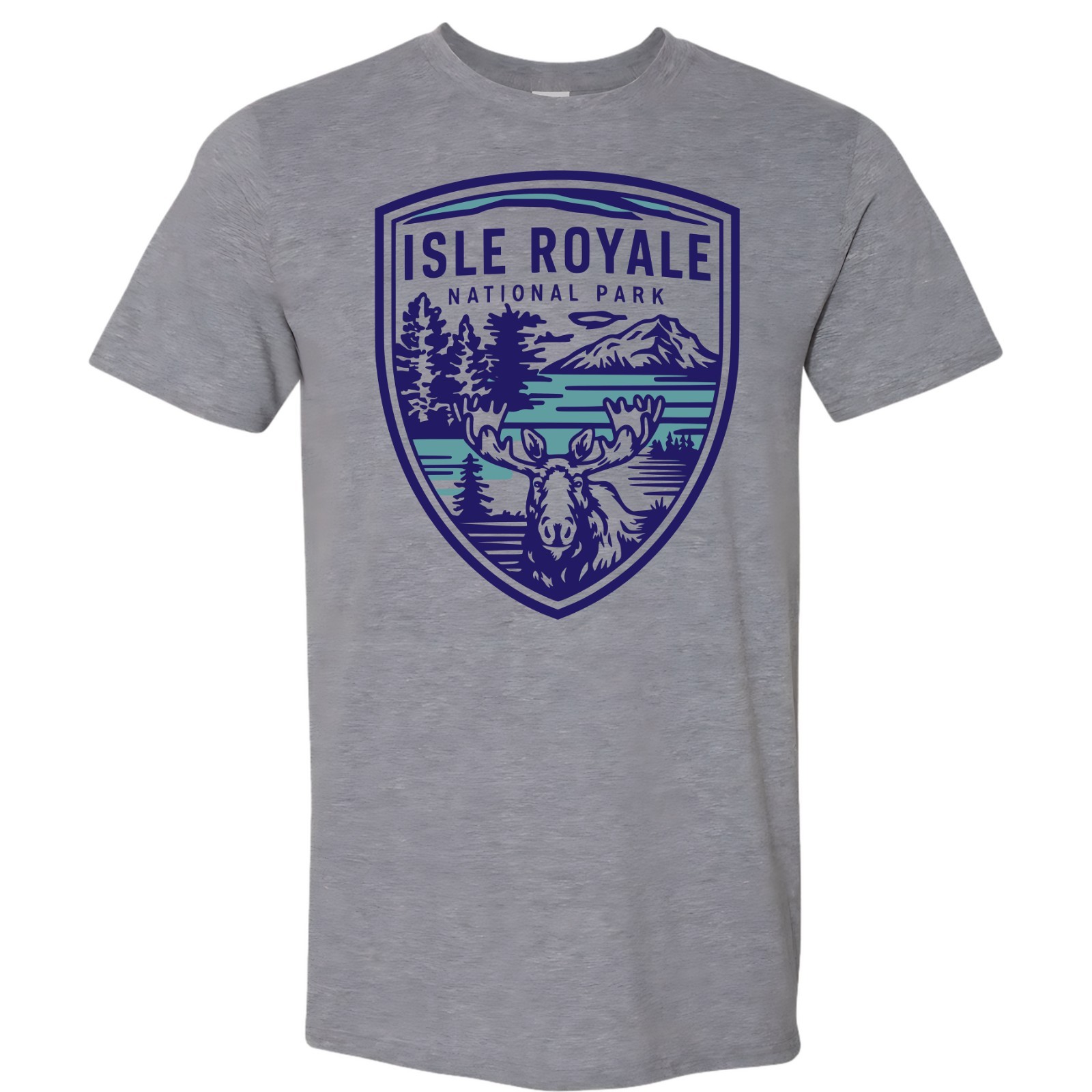 Isle Royale National Park T-Shirt Moose Nature Hiking Outdoors gallery