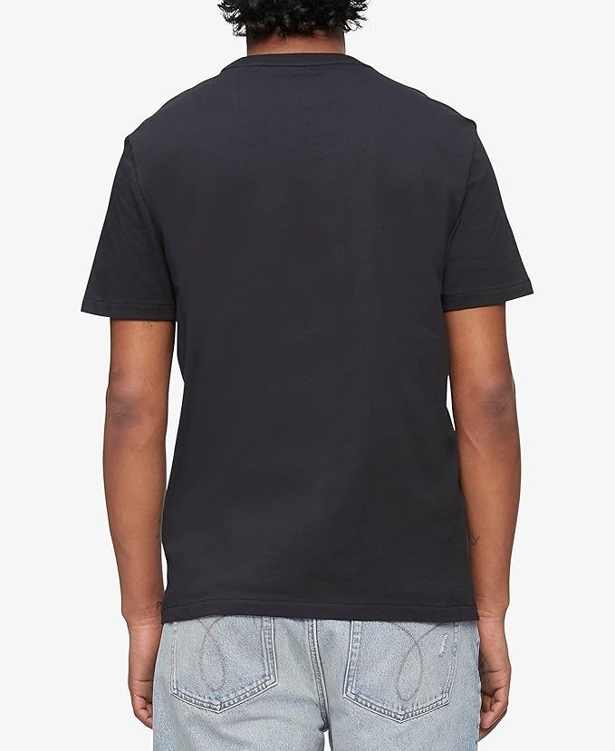 Calvin Klein Men's Smooth Cotton Solid Crewneck T-Shirt, Black Size S NO-TAG gallery
