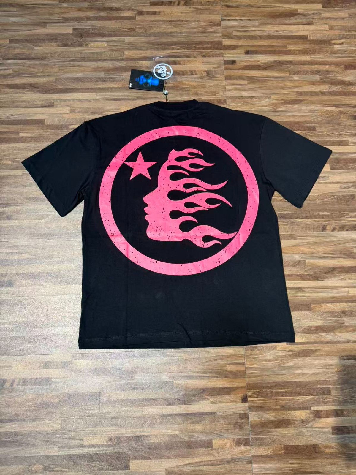 Graphic Hellstar tee shirt Men's Black Cotton NEW gallery