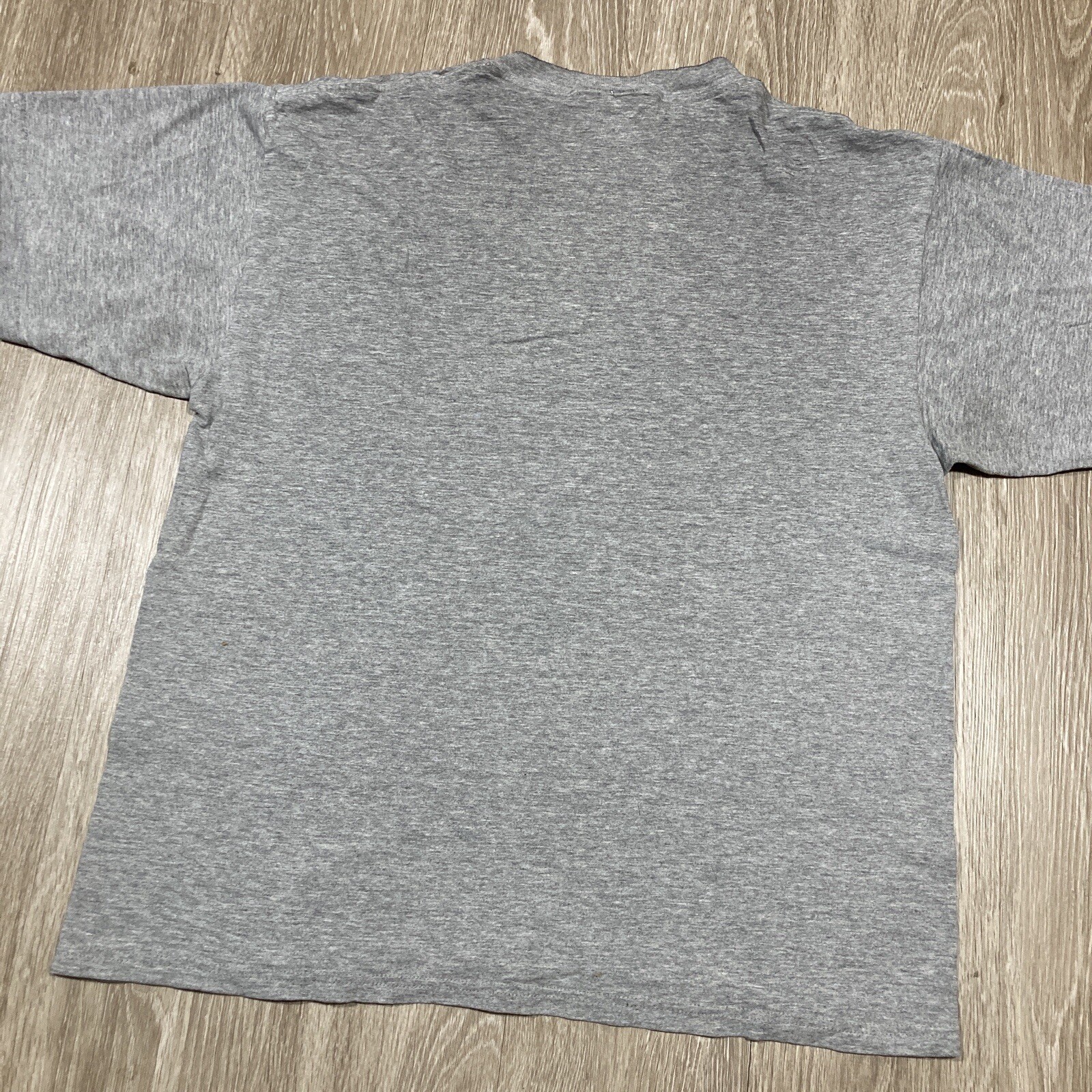 Nike Shirt M 90s 00s Y2k Swoosh Active-wear Athletic Gym Work-out Tee W/Marks gallery