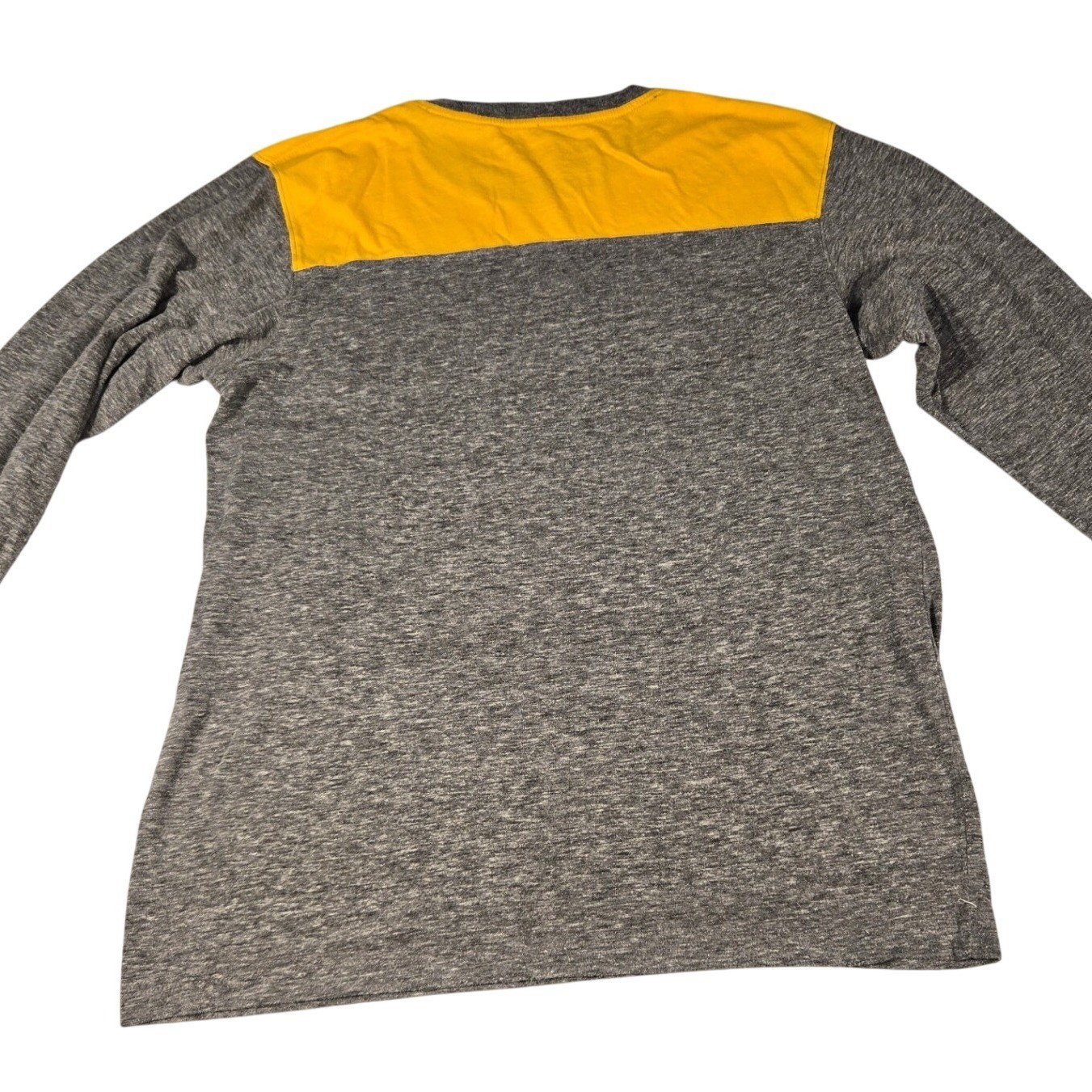 Colosseum Wichita State Shockers Long Sleeve Shirt Gray Yellow WuShock Mens M gallery