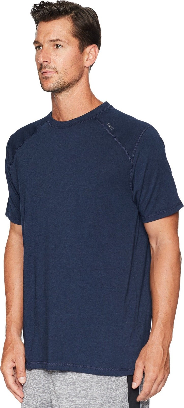 Men's Classic Navy Carrollton T-Shirt, Size Large, Casual Everyday Wear Top gallery