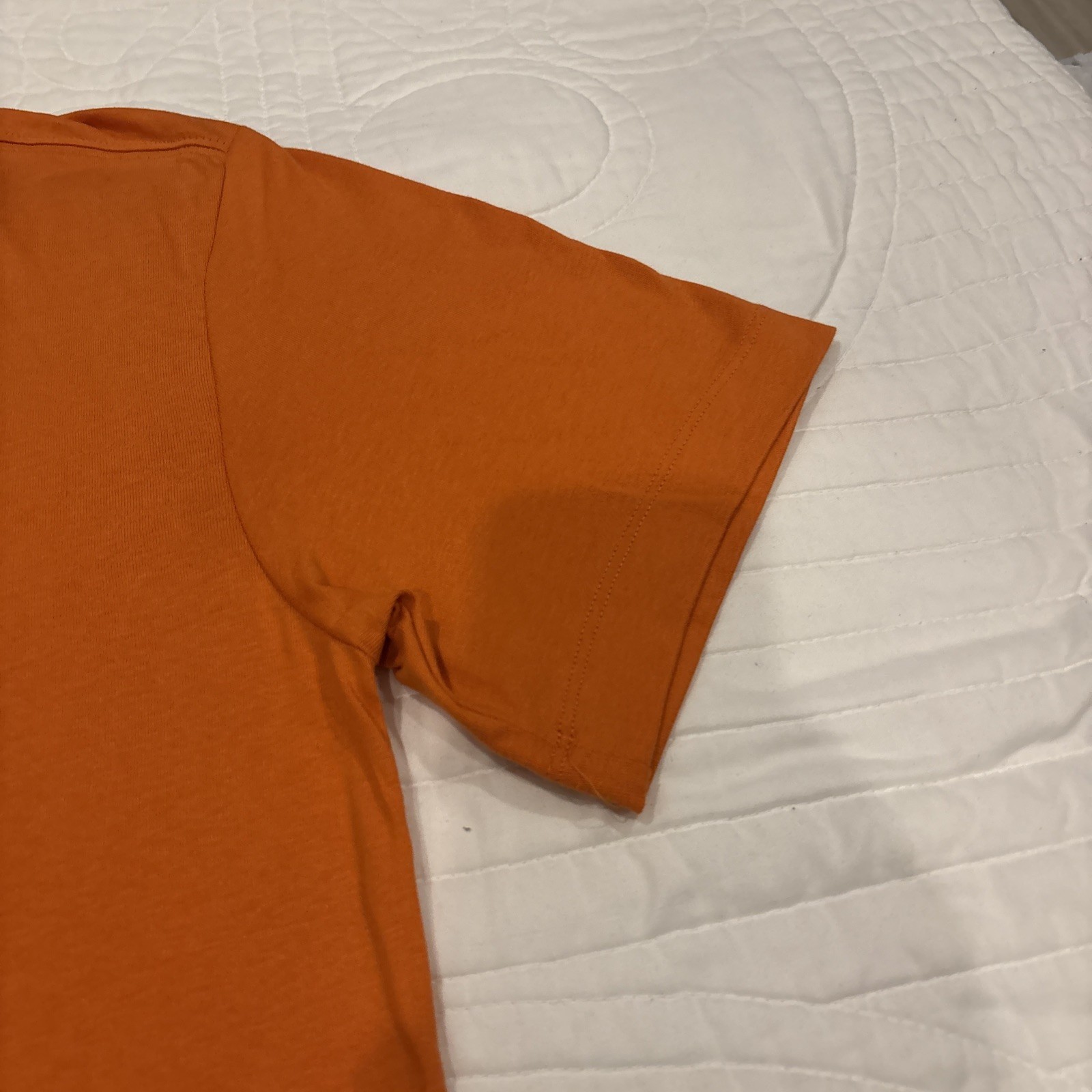Jordan Large Jumpman Embroidered T-Shirt DC7485-805 Gym Orange/White NWT gallery
