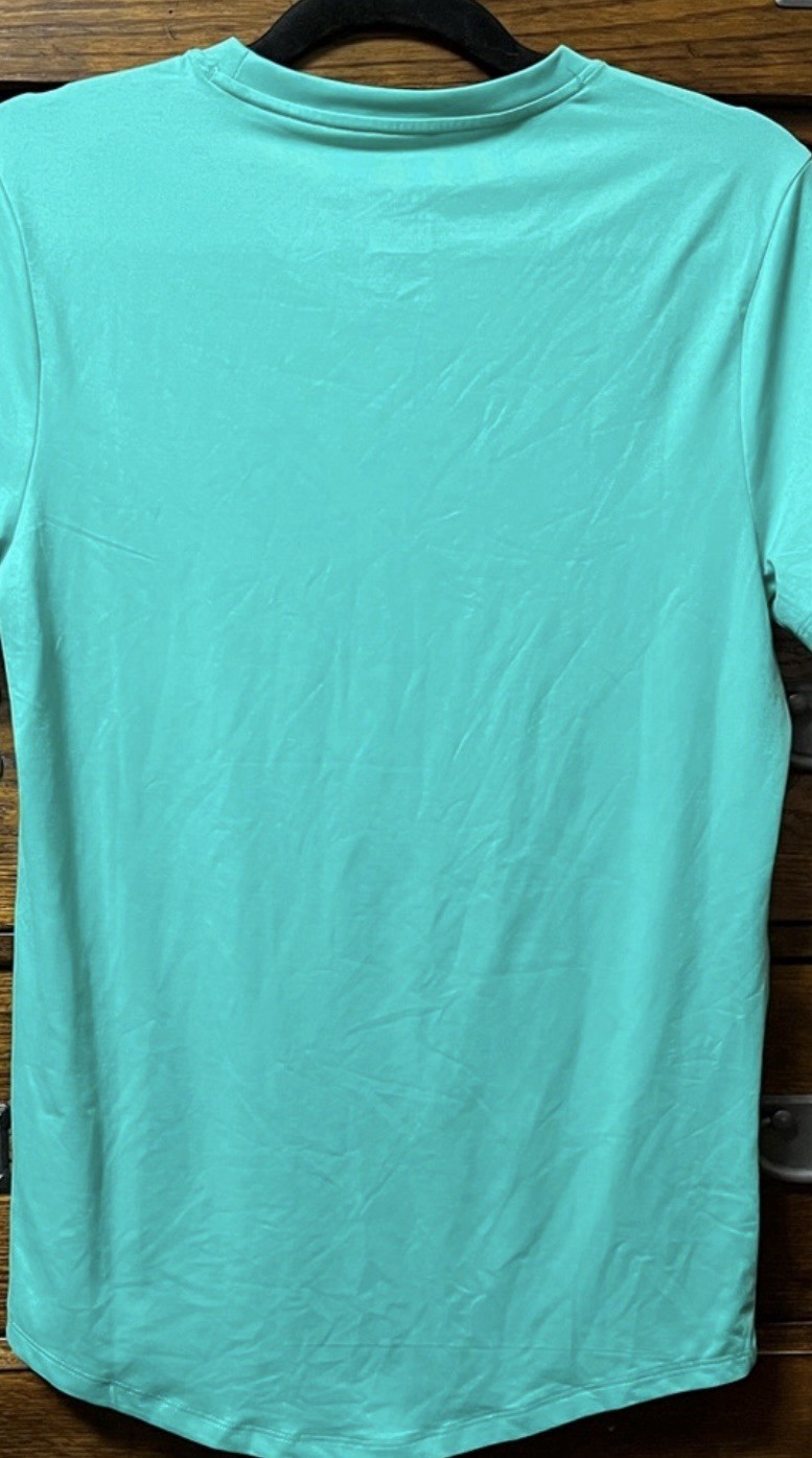 Men’s Soft Gym Shirt All In Motion Green Short Sleeve Choose Size gallery