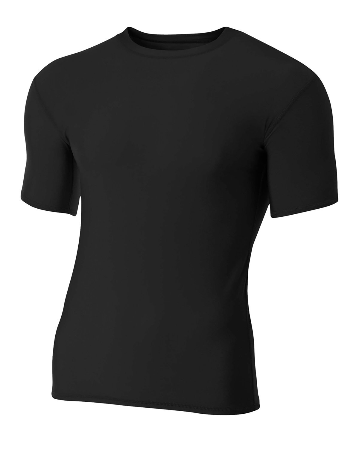5 Pack Of A4 N3130 Adult Polyester Spandex Short Sleeve Compression T-Shirt gallery