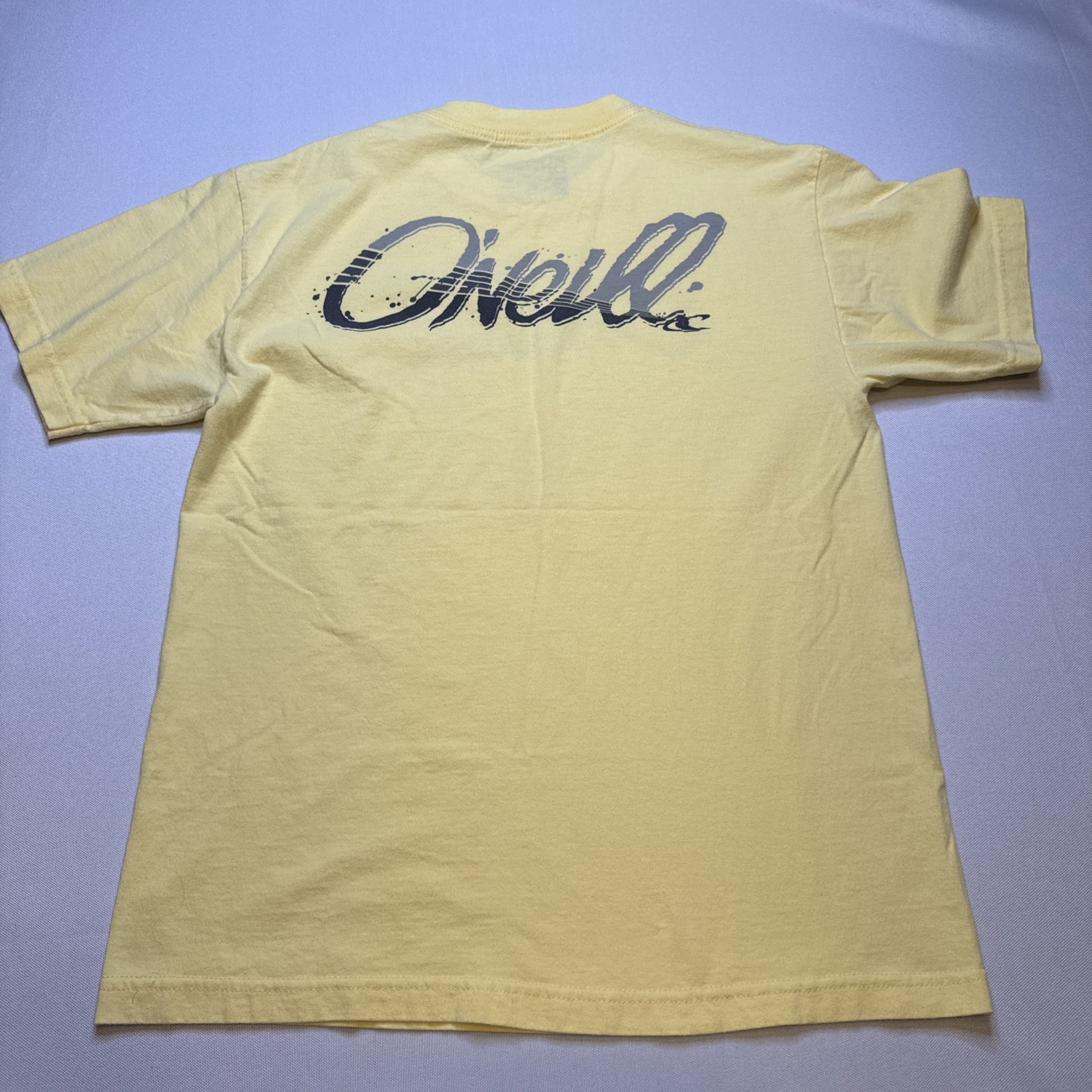 O’neill Shirt Size M Soft Yellow Surfing First Name in the Water Cotton #0085 gallery