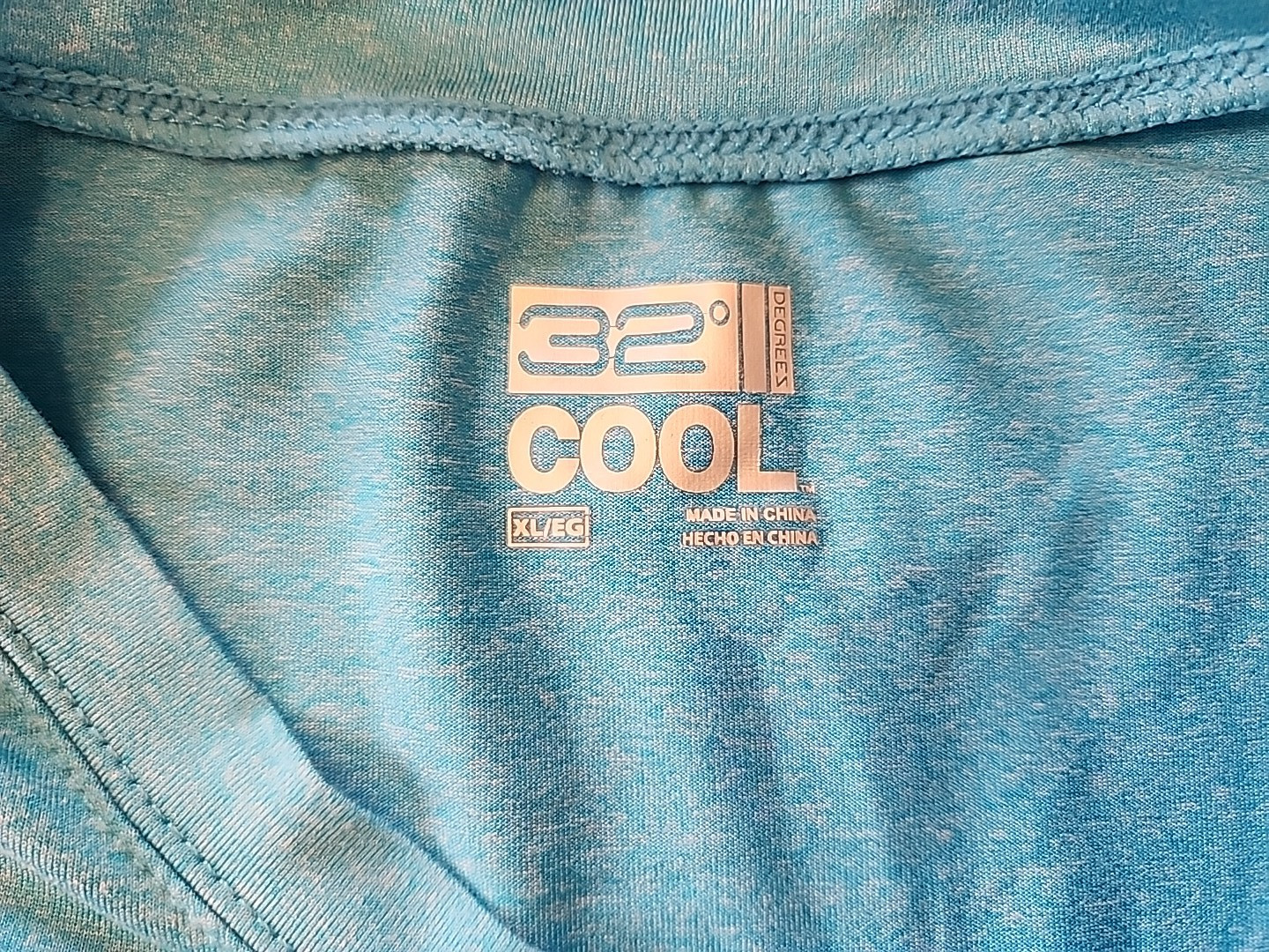 32 Degrees Cool Blue T-Shirt Mens Size XL Chest 43 Short Sleeve 231-36706 gallery