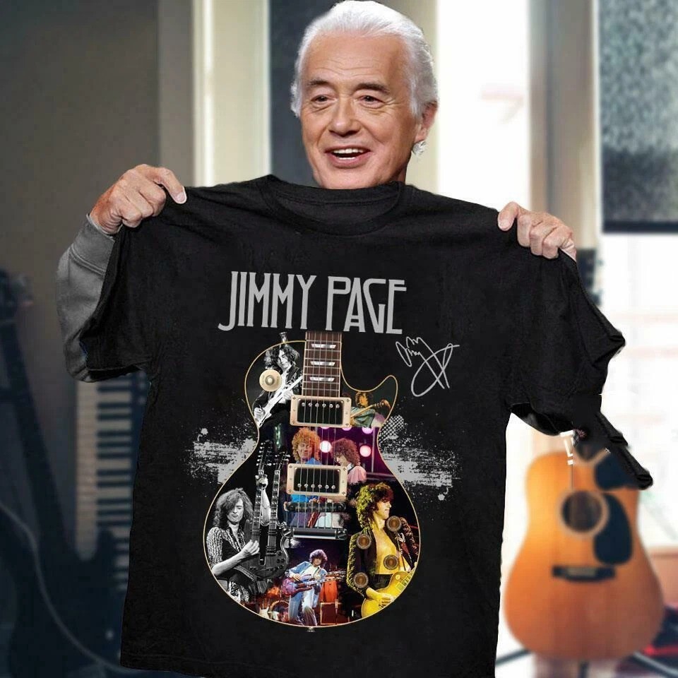 New Popular Jimmy Page Retro T-Shirt, S to 5X Shirt gallery