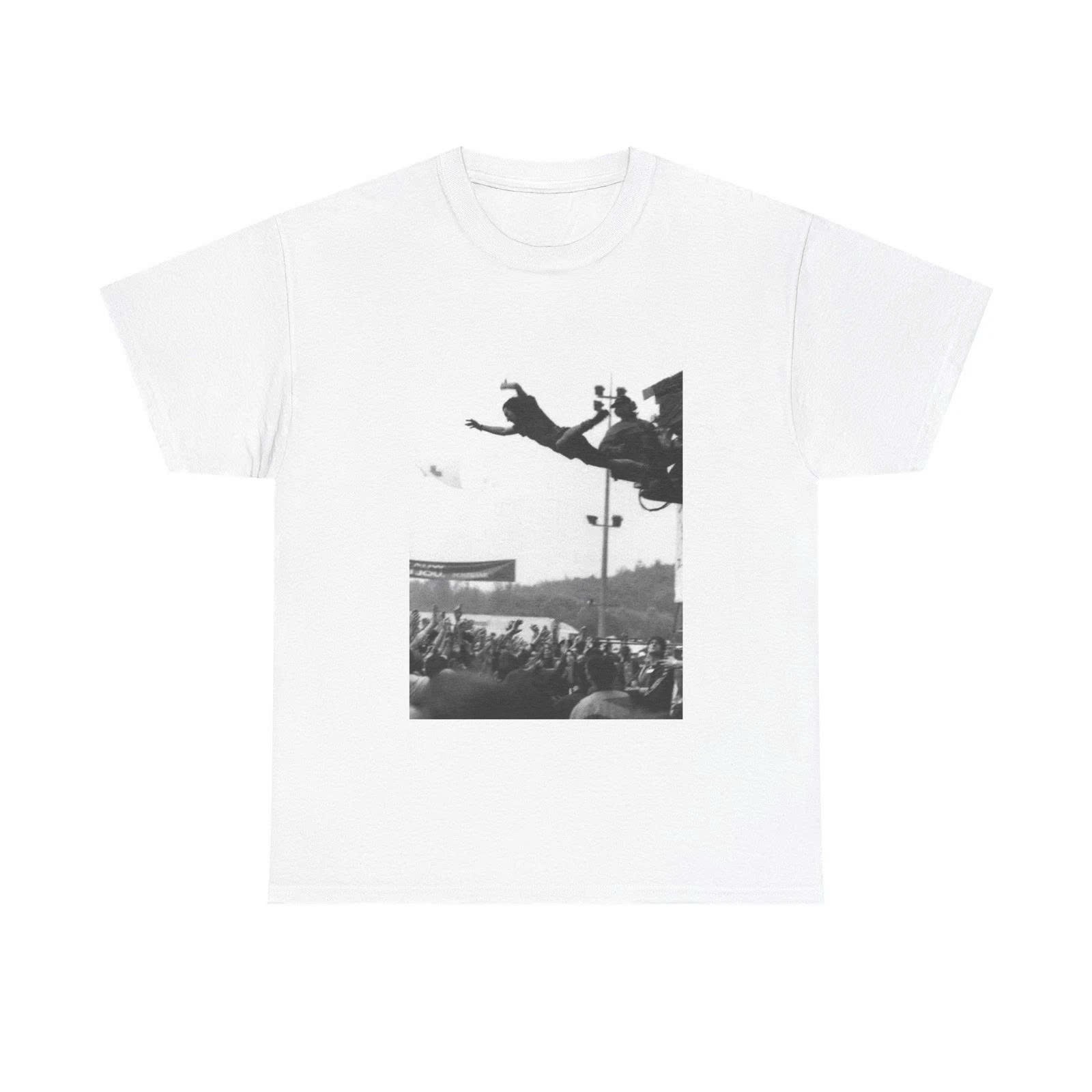 Vintage Photo Trendy Pearl Jam Graphic Cotton Unisex T-Shirt