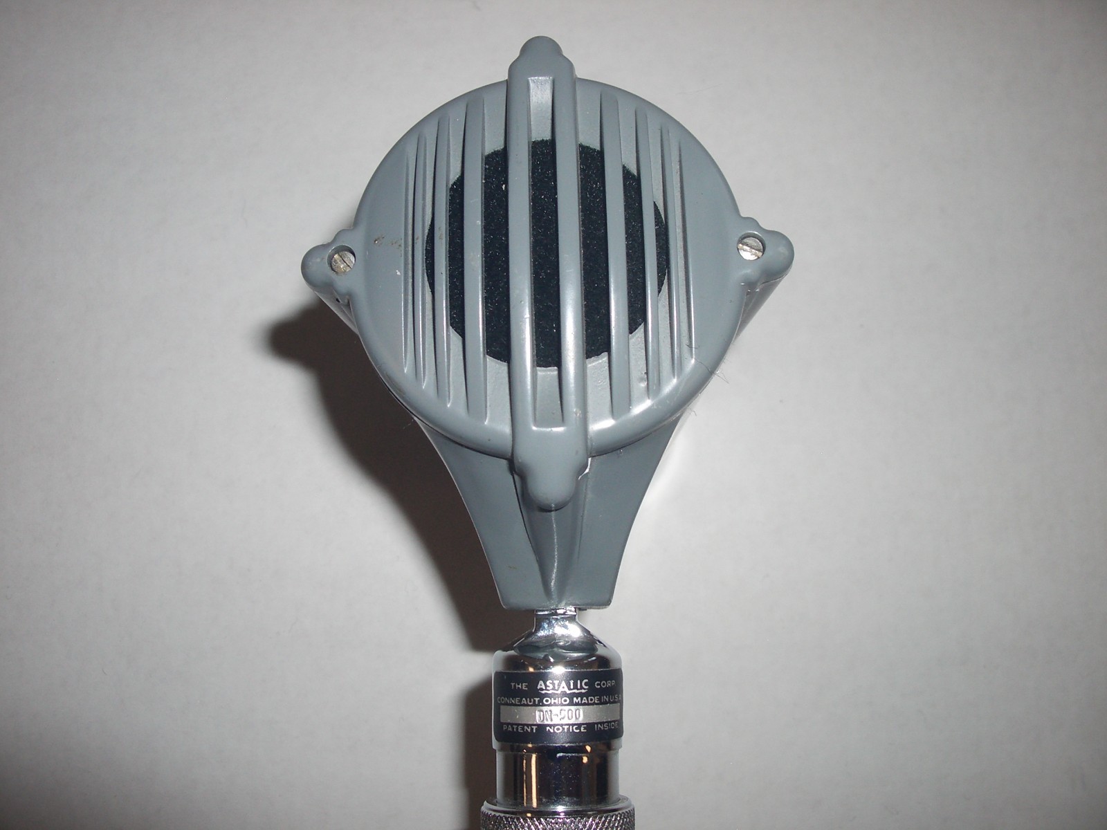 Vintage Astatic DN-500 Harp Microphone with S1 Stand – Very Nice Condition