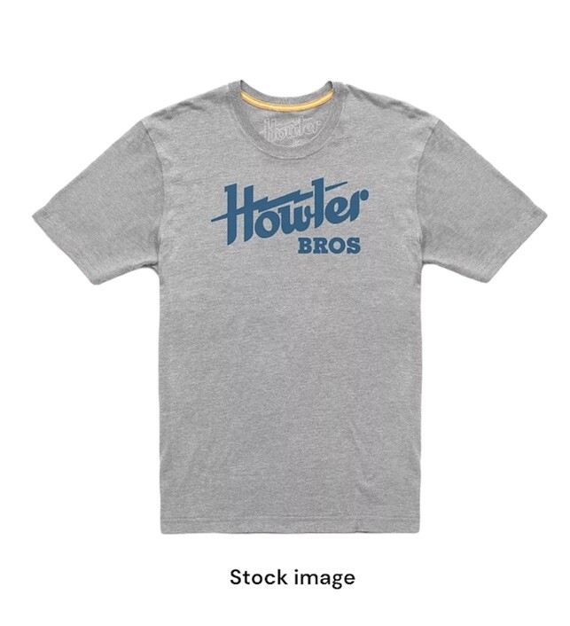 NEW Howler Bros Men’s Logo Select T Howler Electric Shirt 50/50 Size 2XL Grey gallery