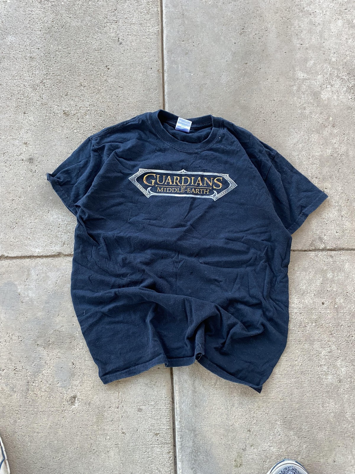 Guardians Of Middle-earth Shirt Mens Medium Black Gandalf Gildan Graphic Tee Y2k gallery