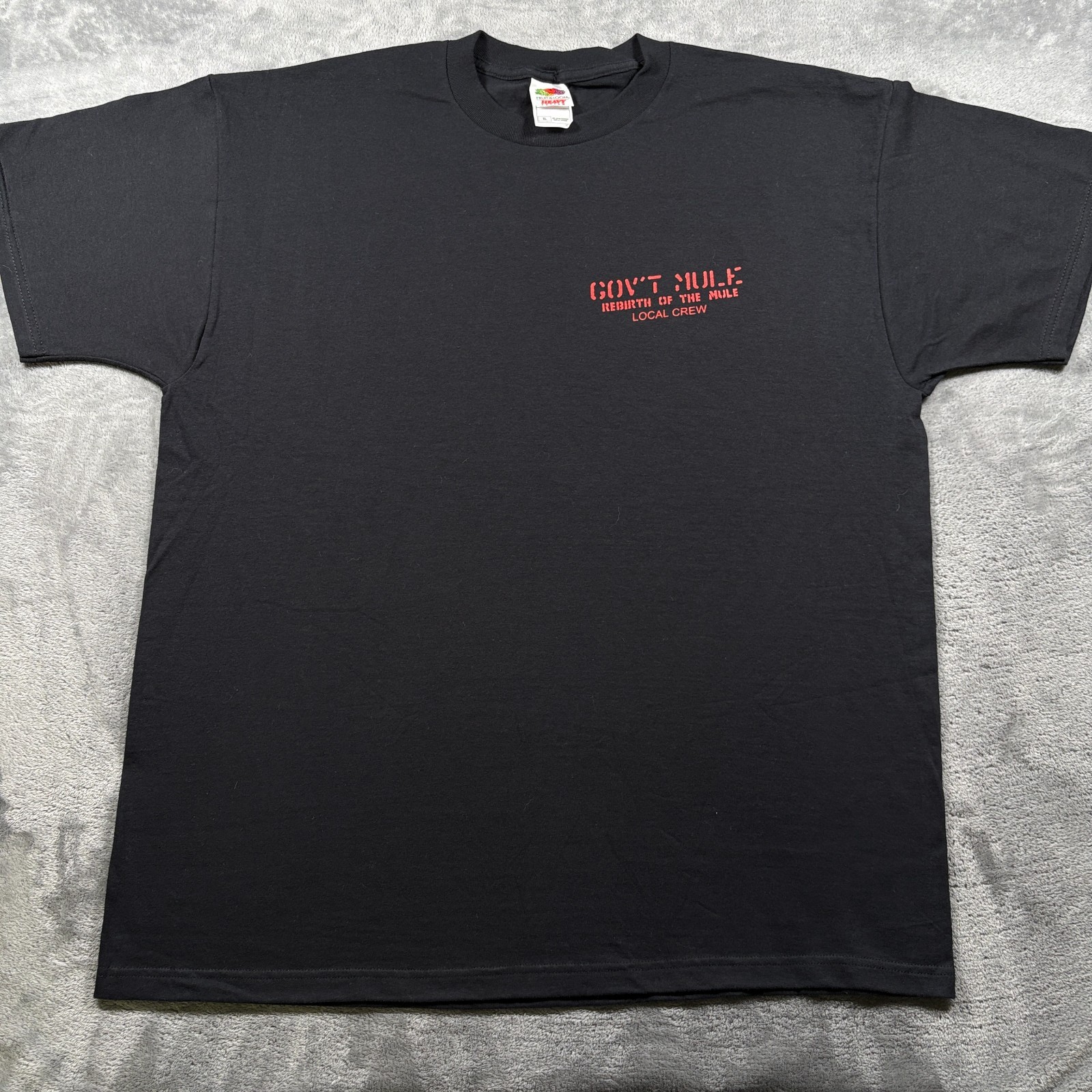 Vintage Y2K Gov't Mule Rebirth of the Mule Local Crew Tour T-Shirt XL Men Cotton gallery