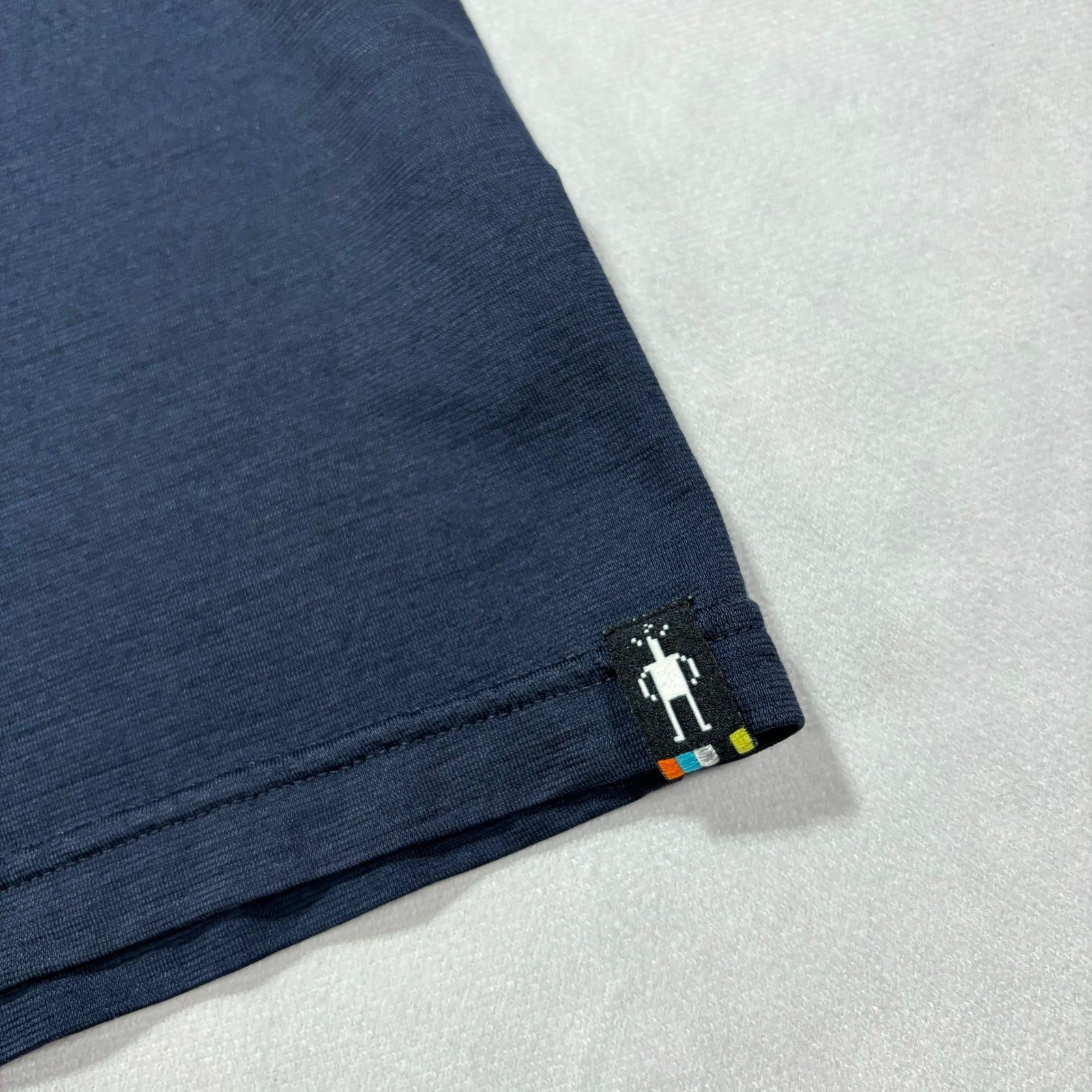 Smartwool T-Shirt Men's Large Merino Sport 150 Navy Blue Wool Blend Base Layer gallery