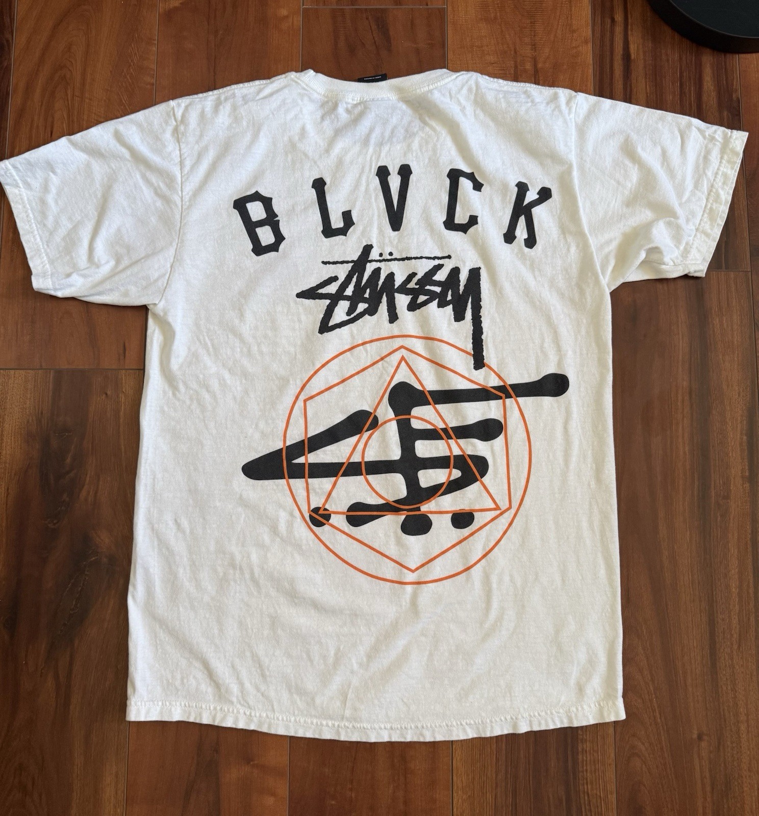 Stussy X Black Scale T Shirt 2012 San Francisco Exclusive Rare White Medium gallery