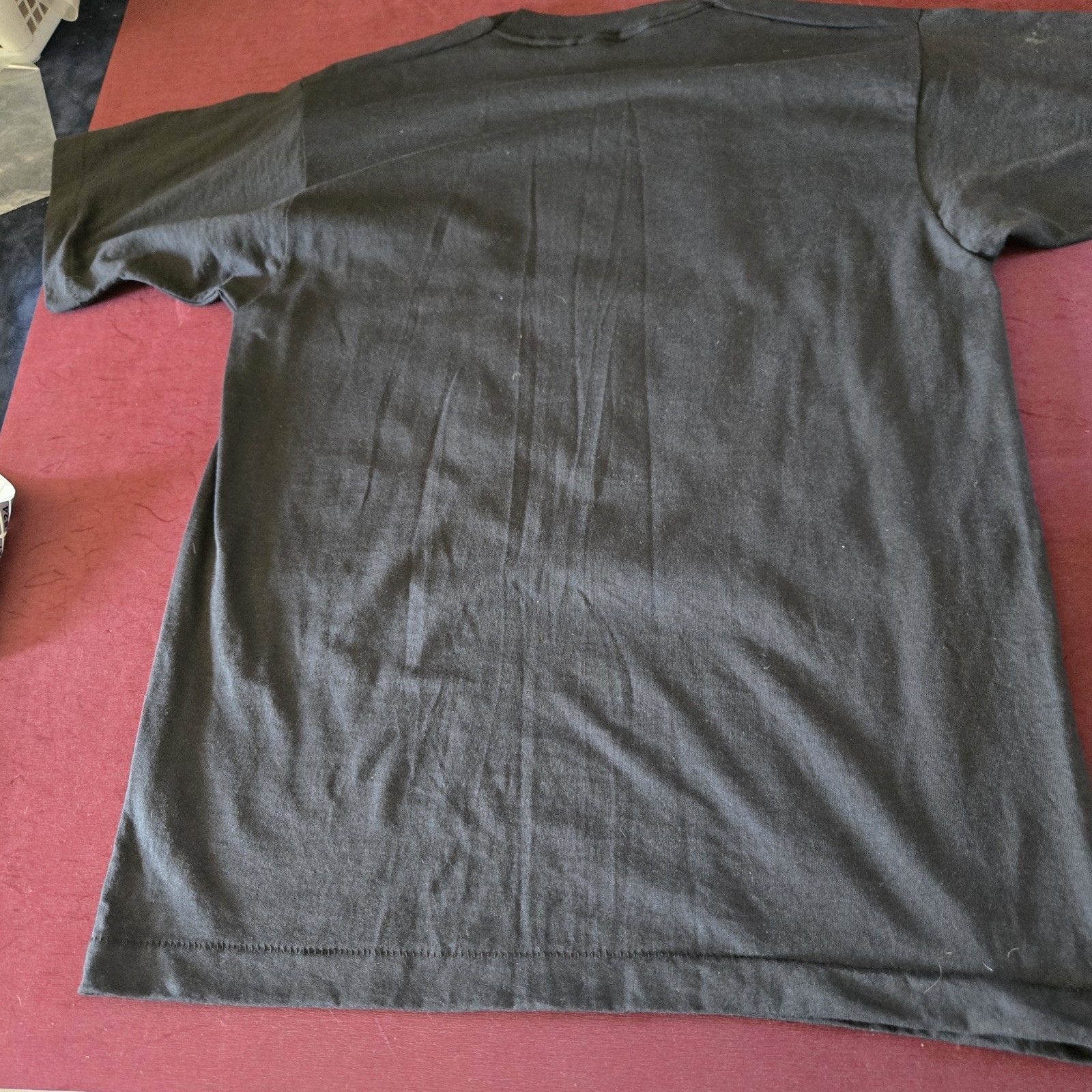 Vintage Trout Fly Fishing Rainbow Fish Angler Tee Corkins Lodge, Chama NM L gallery