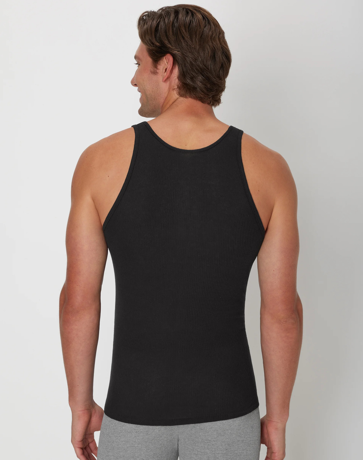Hanes Tank 6-Pack Ultimate ComfortSoft Dyed Tagless Wicking Cool Comfort Ribbed gallery