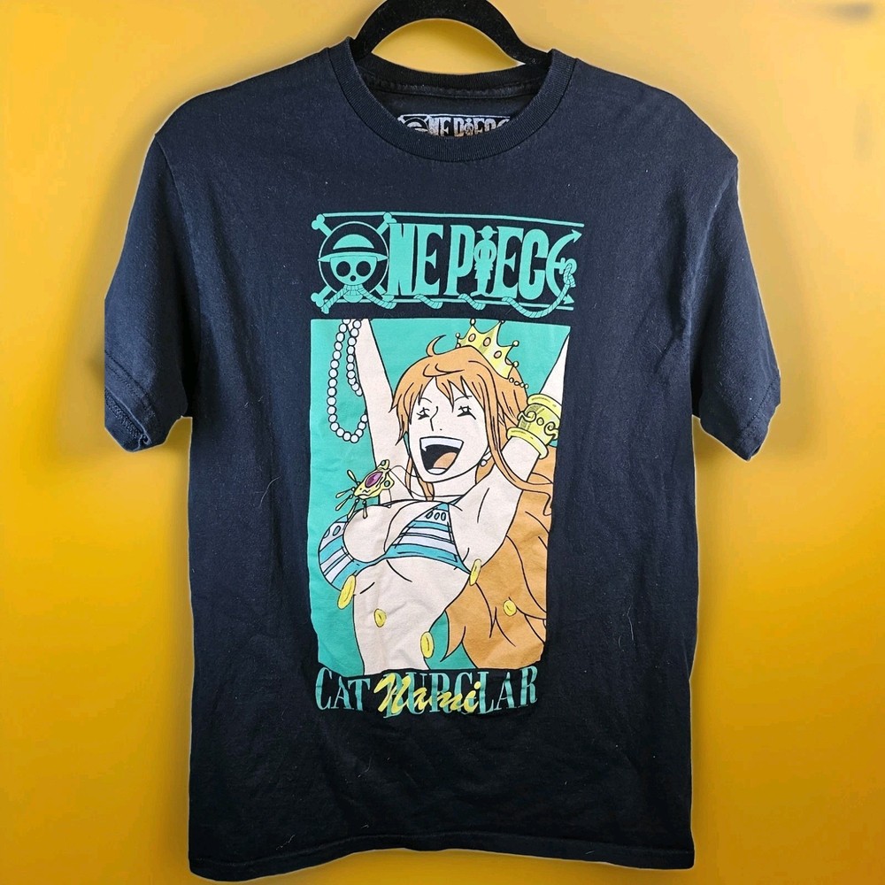 One Piece – Nami Cat Burglar Rectangle Adult Anime Cotton T-Shirt Size Medium