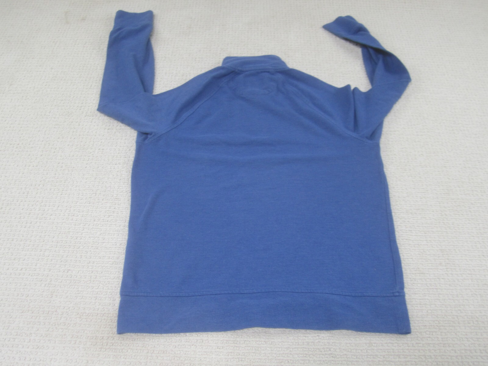 Goodfellow Shirt Mens Medium Blue 1/4 Zip Pullover Casual Cotton Polyester gallery