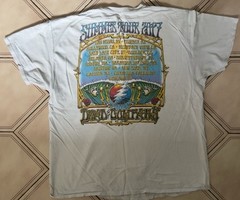 Dead & Company Summer Tour 2017 Liquid Blue XL Grateful Dead Concert T-Shirt
