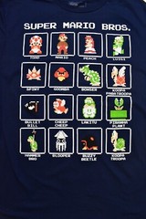 Nintendo Super Mario Men’s Super Mario Character Boxed Shirt New S-3XL