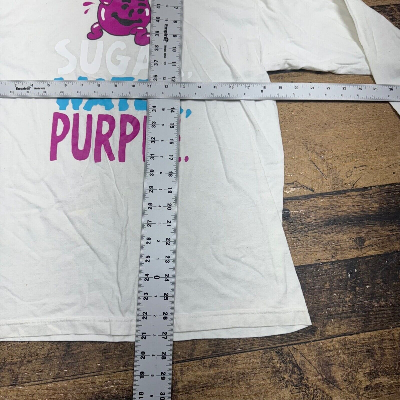Skate Mental Graphic Tee Long Sleeve Purple Kool-Aid White T-Shirt M gallery