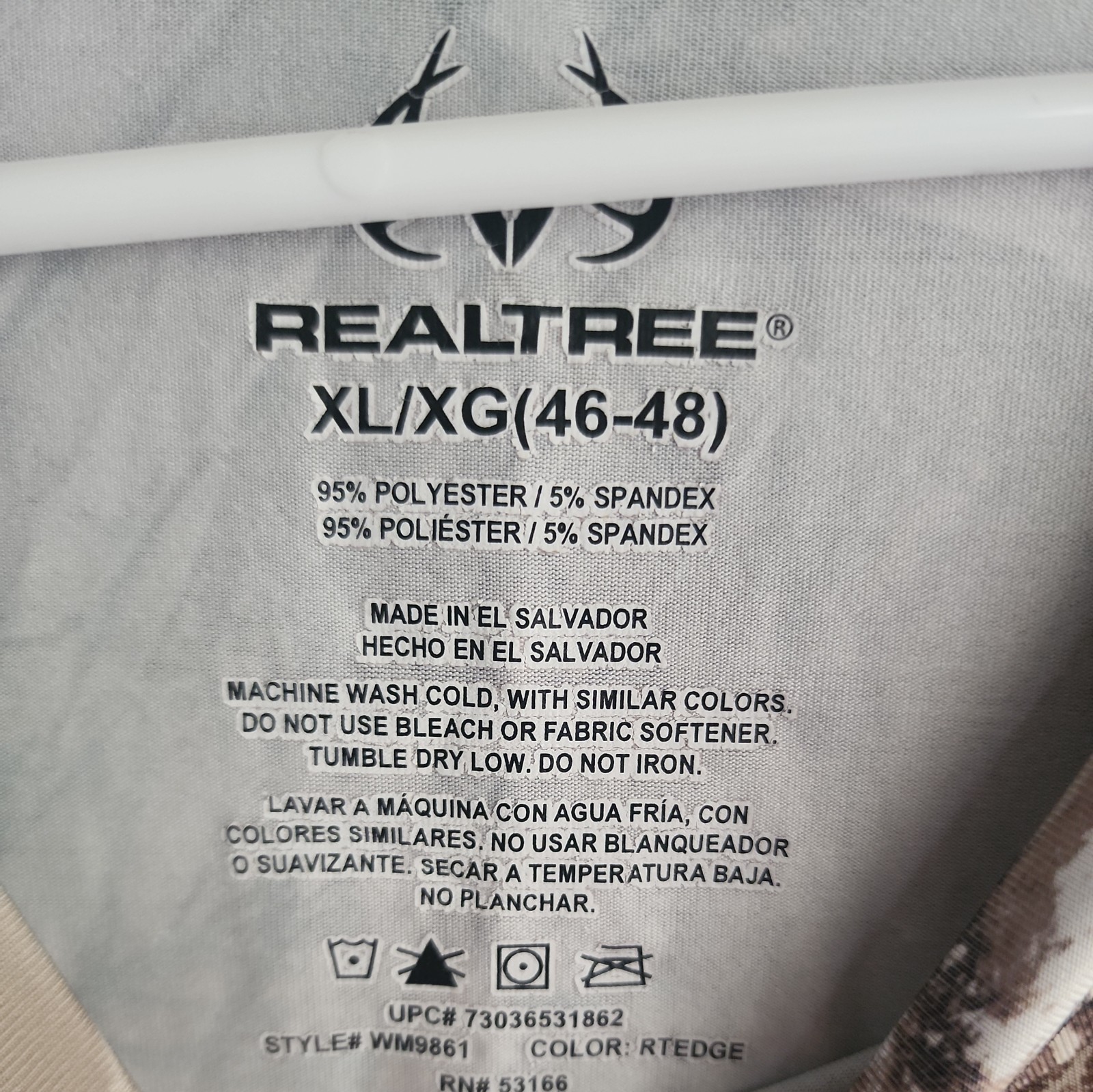 Real Tree Camouflage T-Shirt Size XL gallery