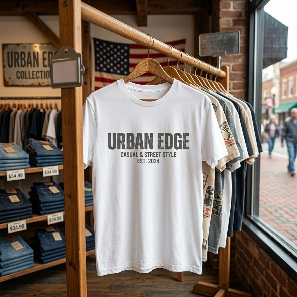 Urban Edge Casual & Street Style T-Shirt - Est. 2024 Graphic Tee gallery