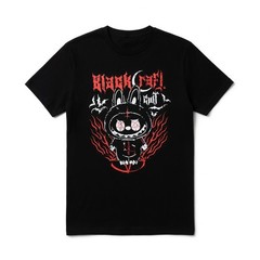 Black Craft Cult Evil Rabbit Gothic Occult Grunge Aesthetic Mens Graphic Shirt