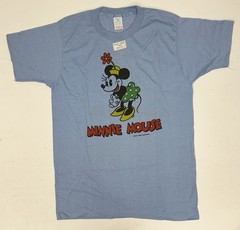 Vintage Disney Minnie Mouse Single Stitch 70s Tropix Togs Double Sided New Rare