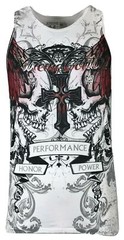 Xtreme Couture by Affliction Men’s Tank Top Shirt Carnivore Skull Biker S-3XL