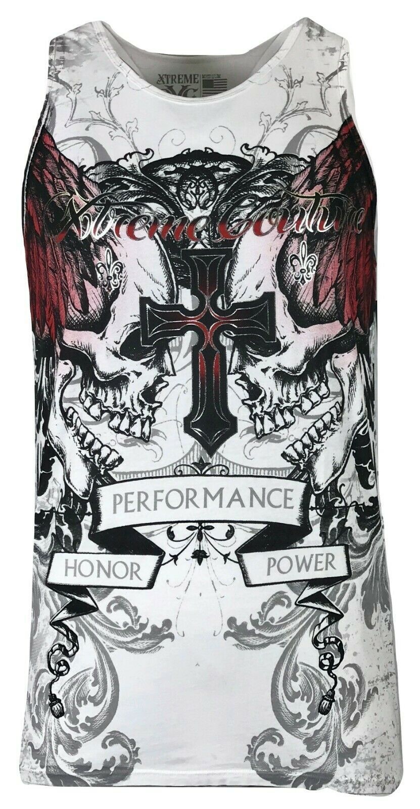 Xtreme Couture by Affliction Men's Tank Top Shirt Carnivore Skull Biker S-3XL gallery