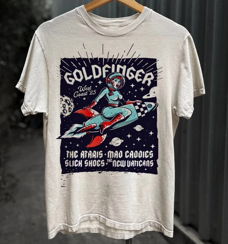 GOLDFINGER Band Gift For Fans Heavy Cotton White All Size T Shirt BL912