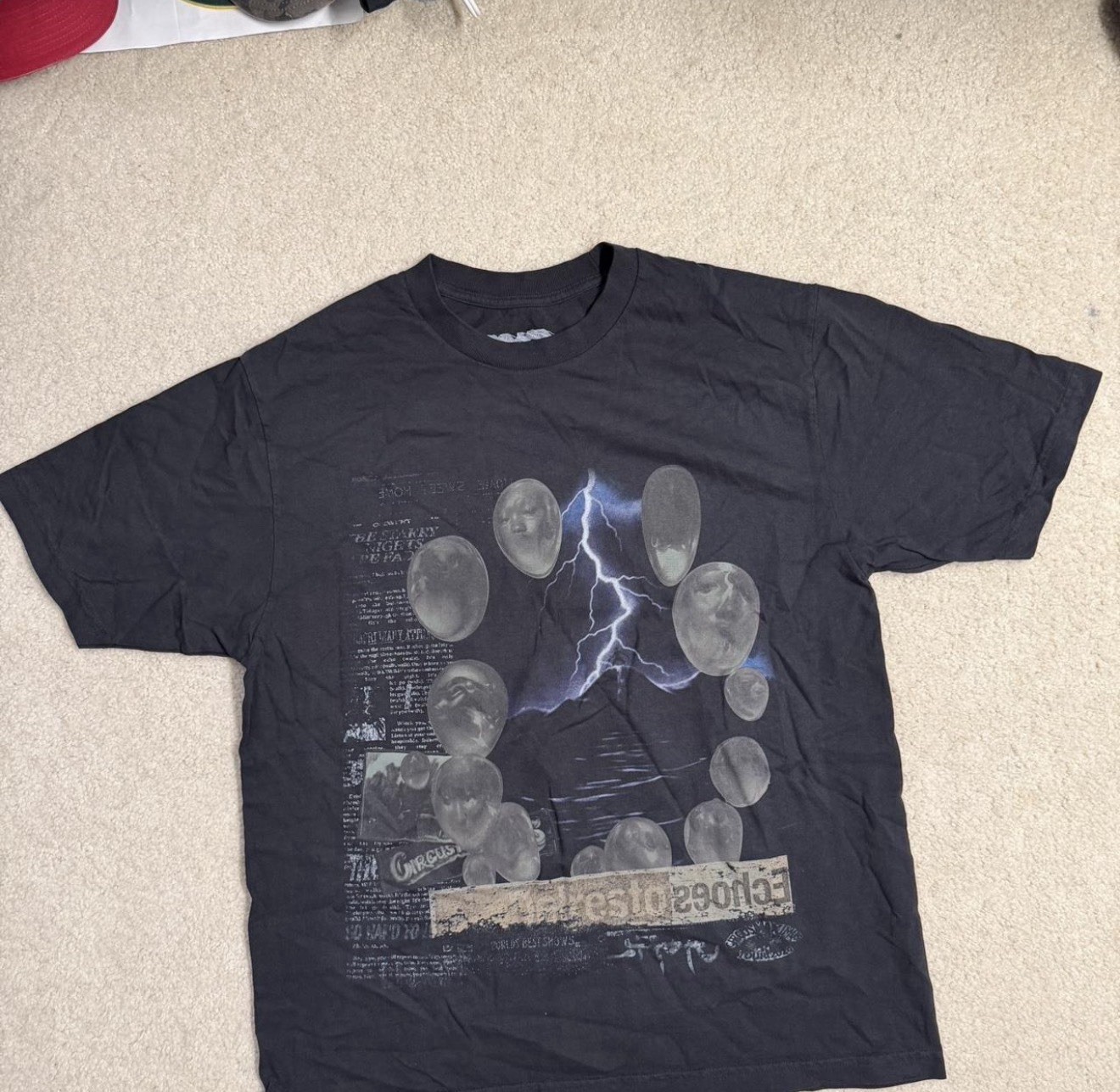 Travis Scott Utopia Circus Maximus AUSTRALIA Tour Tshirt Size Large Black New